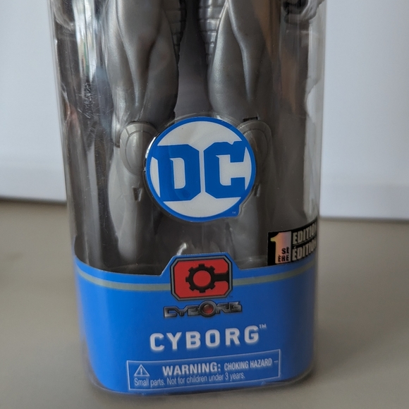 New DC Spin Master Cyborg Figure 12" 1st Edition In Package Universe Silver Toy - Picture 6 of 11